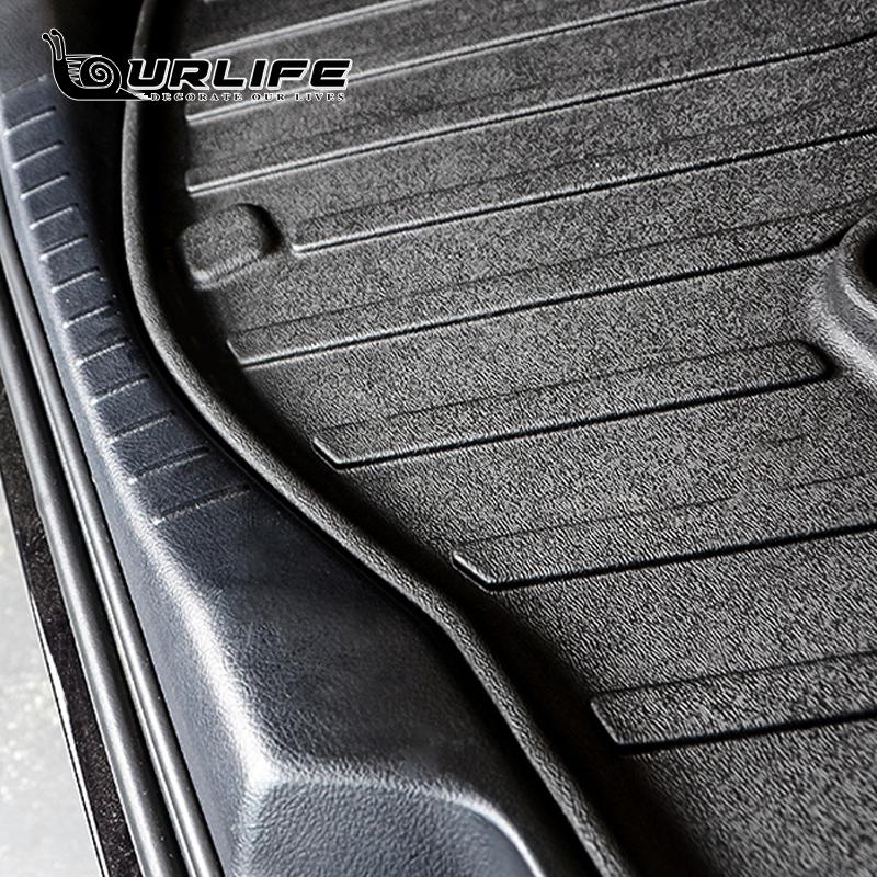 Rear Trunk Mat Car Trunk Leather Mats Parts Rear Boot Liner Styling Anti-Dirty For Toyota Alphard Vellfire 30 Series