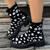 Fashion Spring and Autumn New Sock Boots Women's Plus Size Slip-on Stretch Boots Casual Outside Wear