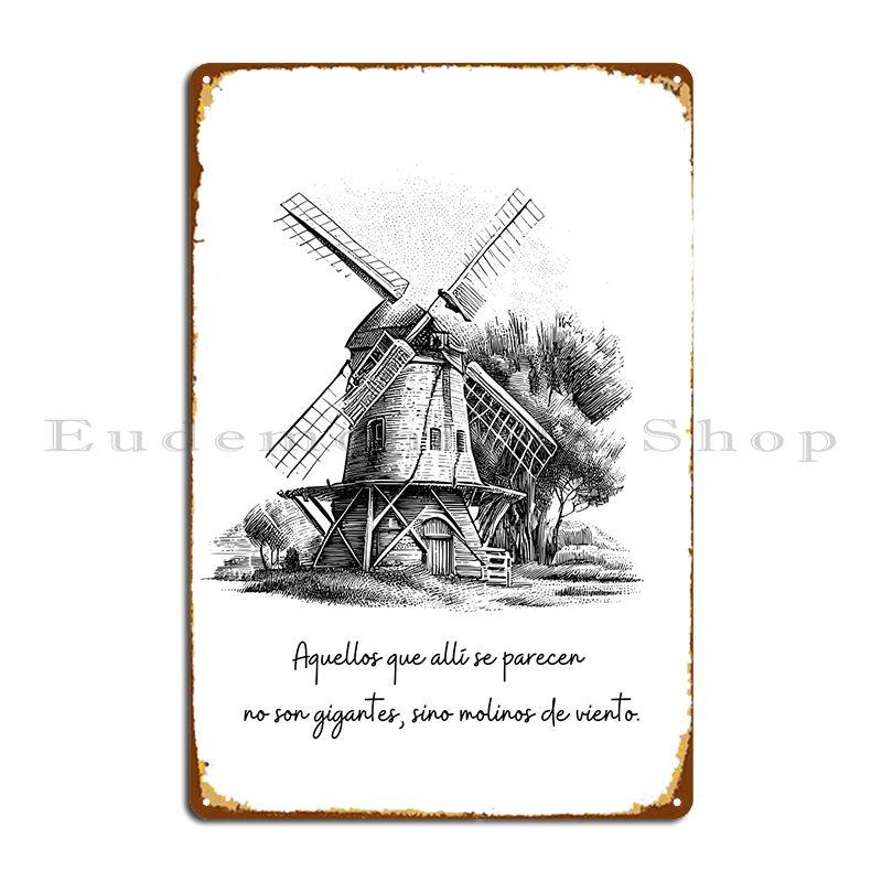 

Molinos De Viento Windmills Metal Sign Party Garage Decoration Funny Custom Club Tin Sign Poster 20x30cm