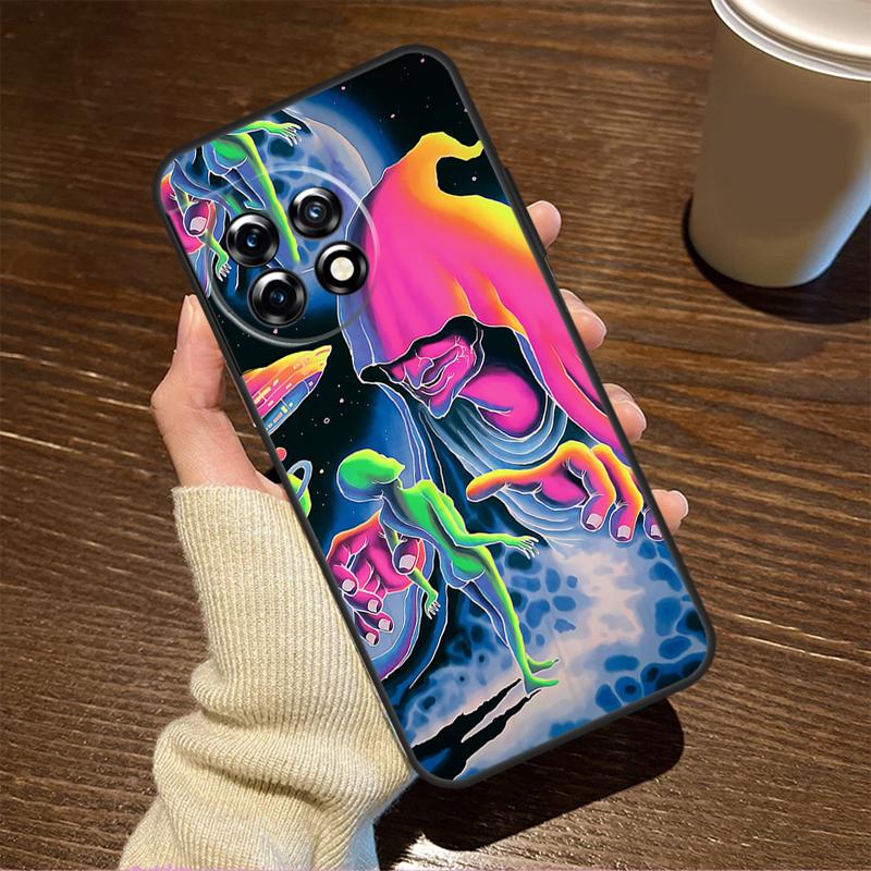 Mushroom Moon Shroom Farmer Case For OnePlus 13T 10T 8T 10R 13R 15 R 13 12 11 9 10 Pro Nord CE 5 2 3 4 Lite N20 N30 Cover