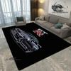 JDMs GTR Flag Car Pattern Carpet Decoration Room Home Outdoor Decor Racing Rug Non Slip Washable Game Style Floor Mat