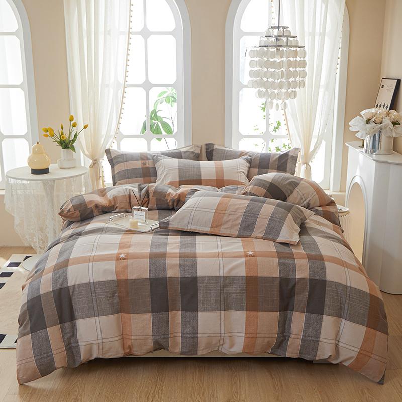 Fresh Floral Duvet Cover Set 100% Cotton Garden Style Pattern Queen Size Bedding Set Quilt Cover with Pillowcases for All Season