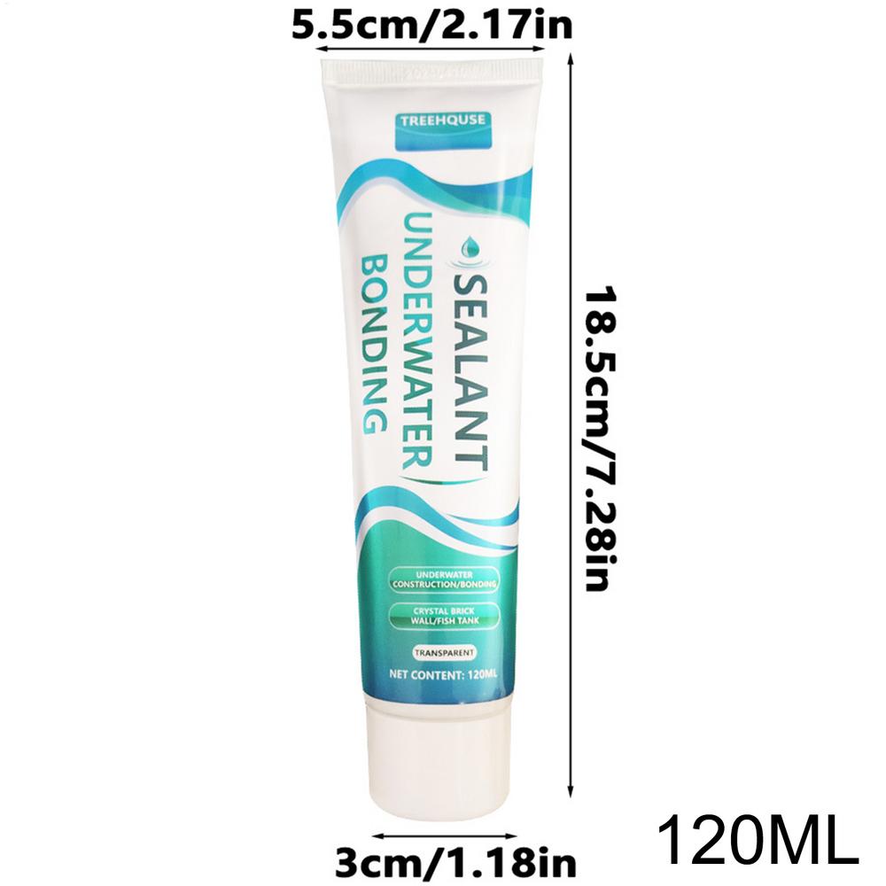 

Прозрачный аквариумный герметик 120 мл Клей для ремонта аквариума Быстросохнущий Подводный герметик для аквариумного оборудования Для установки декоративных элементов