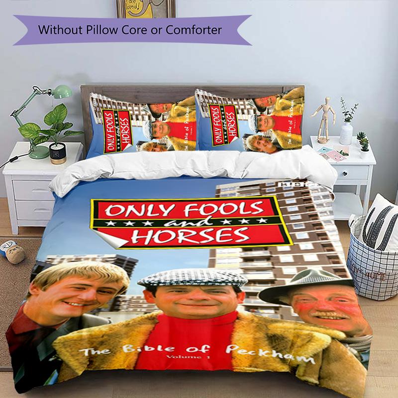 Only Fools and Horses 3pcs Bedding Set Duvet Cover Closure Includes 1 Duvet Cover & 2 Pillowcases for All Seasons Bedroom Home Dorm Decor