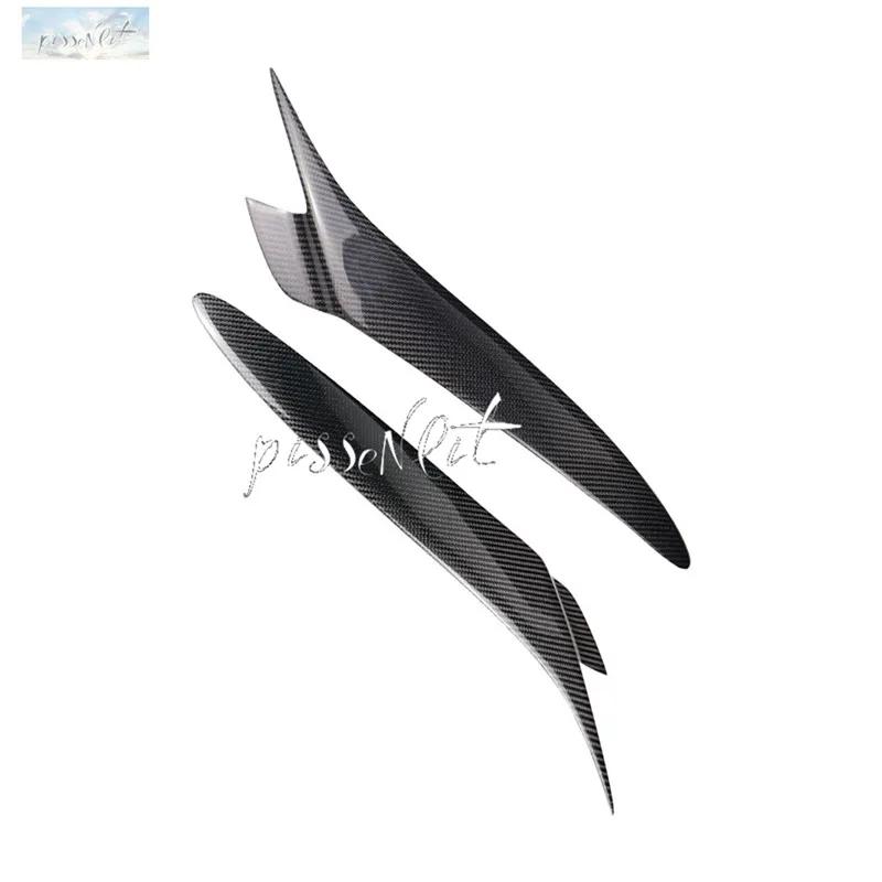 Car Styling Accessories Real Carbon Fiber Headlight Eyebrows Eyelids Trim for Mazda RX 8 RX8 2004-2008 Car Stickers High Quality