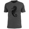 Mens Tribal Seahorse T Shirt Maori Tattoo Art