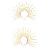 Star Halloween Headband Sun God Tiara Headdress Elegant Glory Headband  Hair Accessories