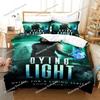 Neues DYING LIGHT 2 Bettwäsche-Set Einzelbett Doppelbett Full Queen King Size Bettwäsche-Set Schlafzimmer für Erwachsene Kinder Bettbezug-Sets 3D-Druck Spiel Anime