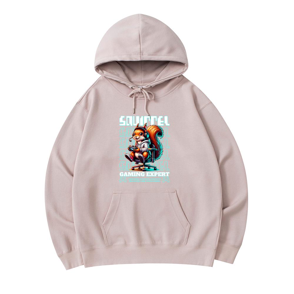 

300 GSM Men s Cotton Hoodies Squirrel Gaming Expert Print Premium Cotton Sweatshirt XS армия зеленый