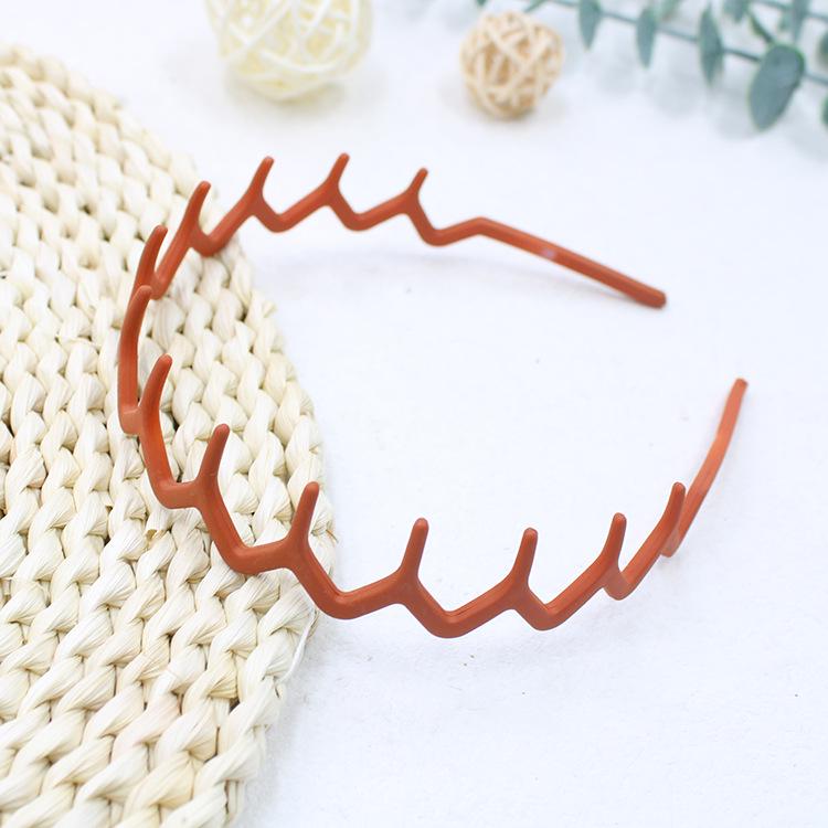 Women's Geometric Frosted Headband - Wide, Simple, Candy-Colored Hair Accessory