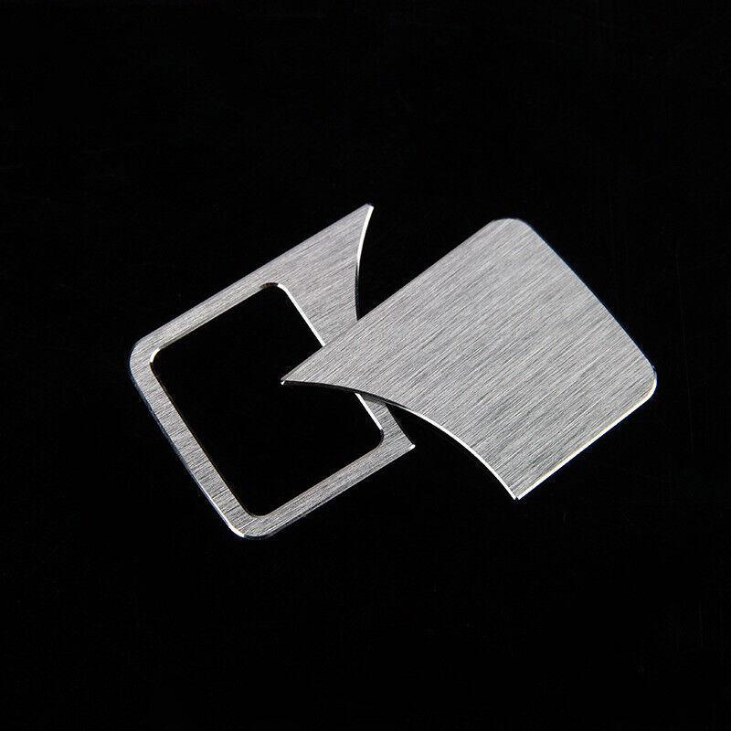 Silver Aluminum Headlight Lamp Switch Panel Button Trim For Benz C-Class 2008-14