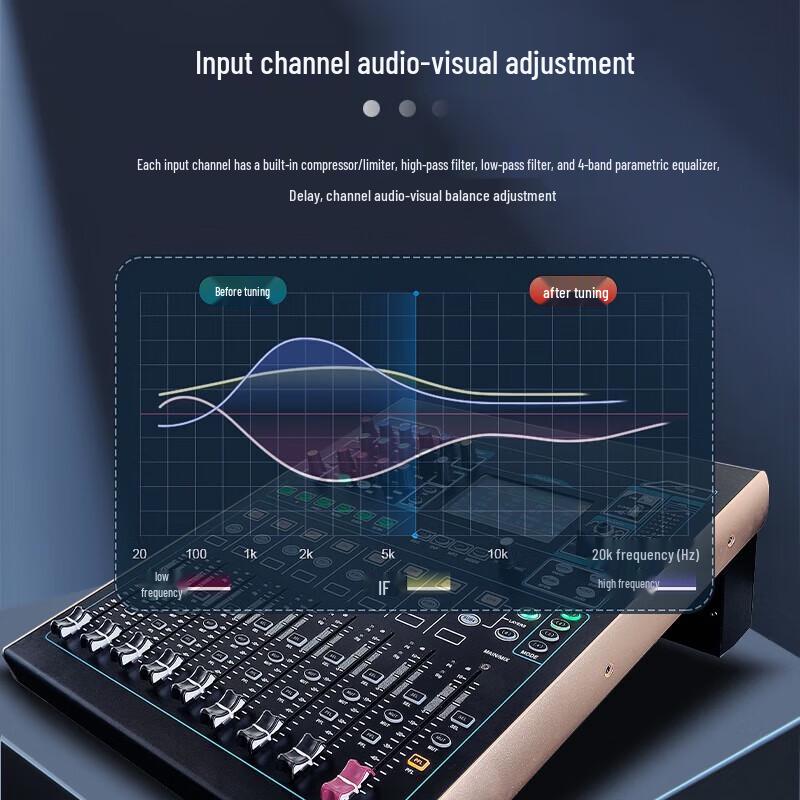 Huido Professional Digital Conference Audio Mixer (CN Version)