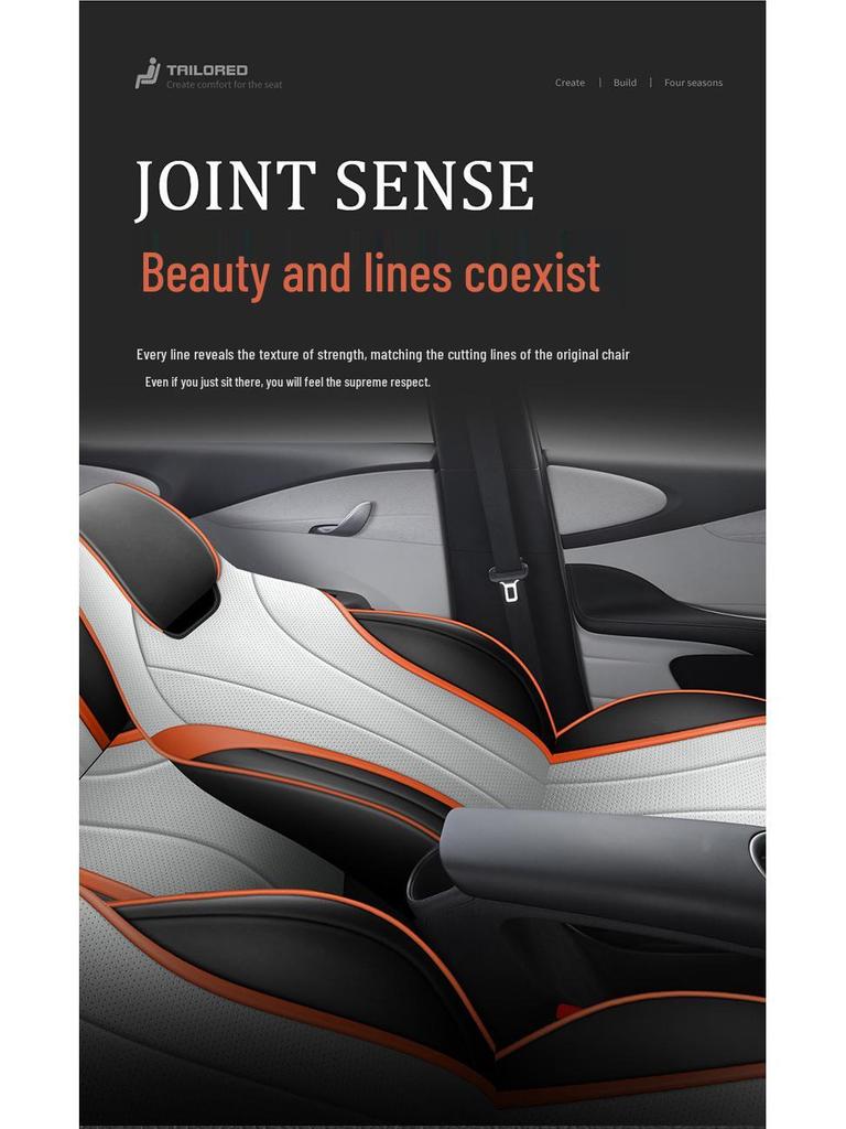 2022 BYD Dolphin Car Seat Cover: Universal Leather, Four Seasons, Full Surround Cushion