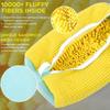 2 Units Washing Shoes Bag Cotton Laundry Net Fluffy Fibers Easily Remove Dirt Washing Bags Anti-deformation Shoes Clothes Organizer