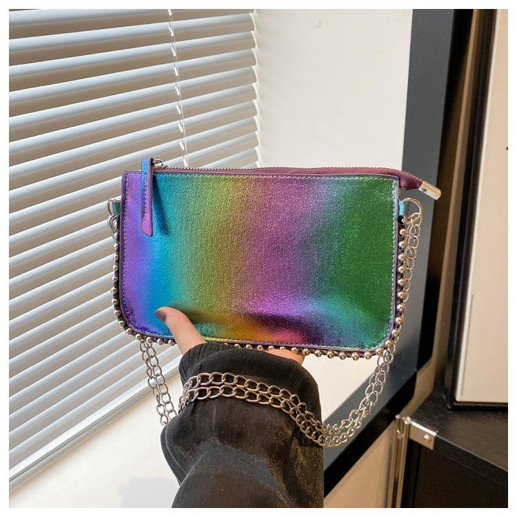 

Корейська версія повсякденної простої сумки-мессенджера Ретро персоналізована жіноча сумочка літо 2024 Нова модна проста сумка через плече різнокольоровий