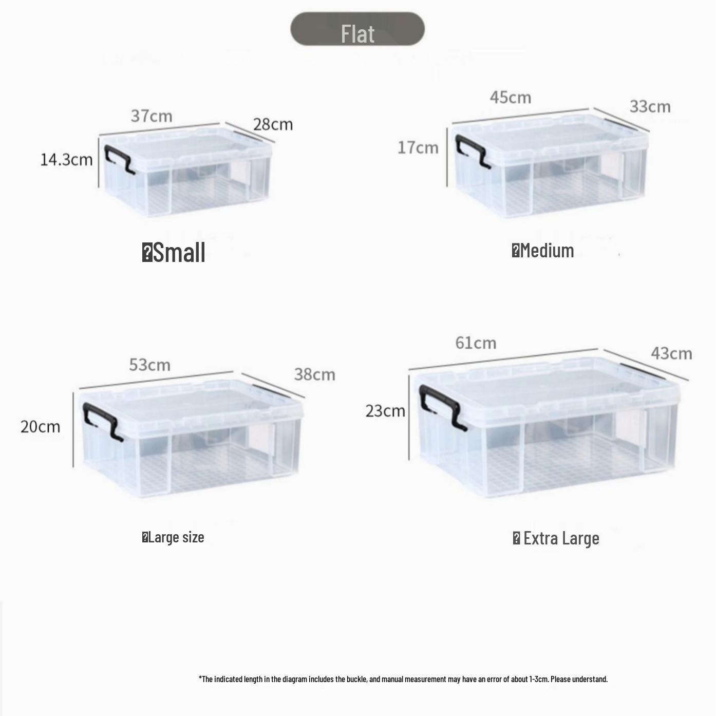 

Прозорий низькопрофільний ящик для зберігання під ліжком від виробника для одягу. 9L Small 36x28x14cm прозорий