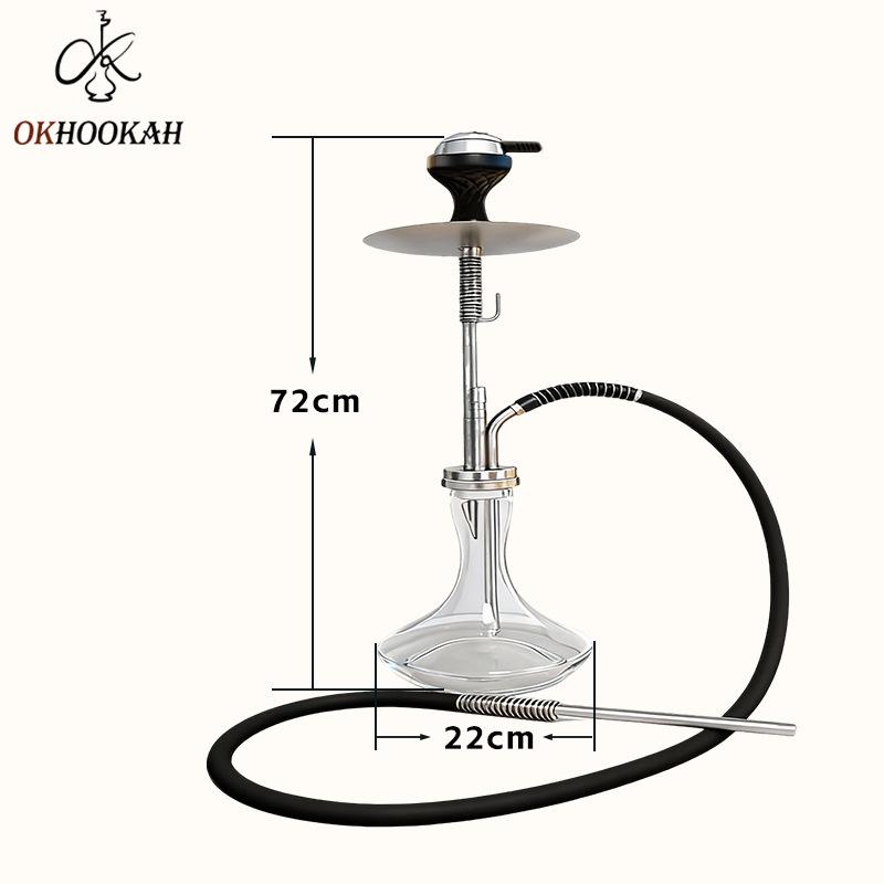 Large Single-Tube Hookah for Bars & Lounges