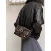 IELGY Melade Style Baguette Bag Retro All-Match Hot Girl Texture Portable Underarm Small Square Bag