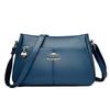 Premium soft leather bag women's simple atmosphere commuting versatile large capacity shoulder oblique bag
