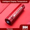 ERS3  2025 Hot 500ml Smart Water Bottle Stainless Steel Thermos Flasks Coffee Cup Milk Mug For Mercedes benz W203 W204 W205 W209 W210