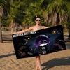 Anime Murder Drones Beach Towel Colorful Bath Towels For Girl Microfiber Quick Dry Custom Sand Free Beach Yoga Spa Gym Pool