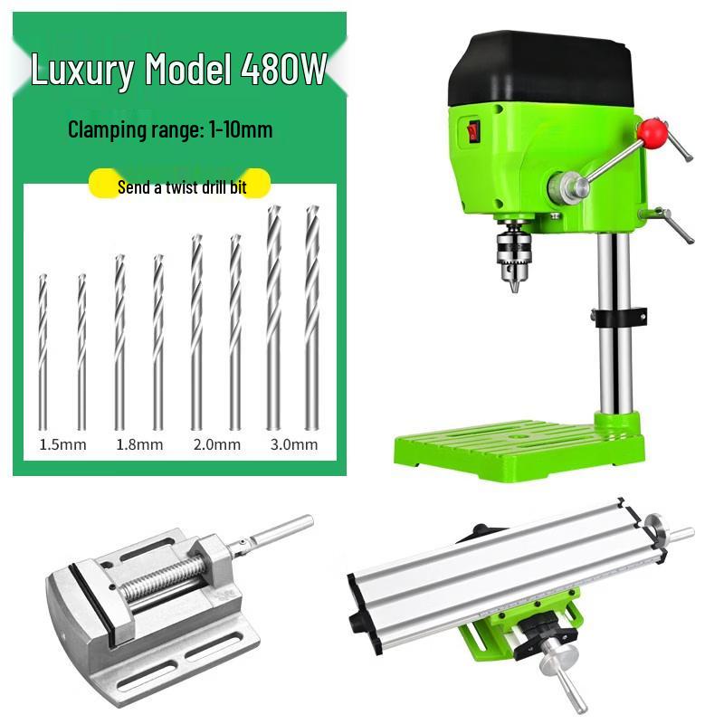 JiaShuEr 480W Deluxe Mini Bench Drill Kit CN Plug (adapter Included)