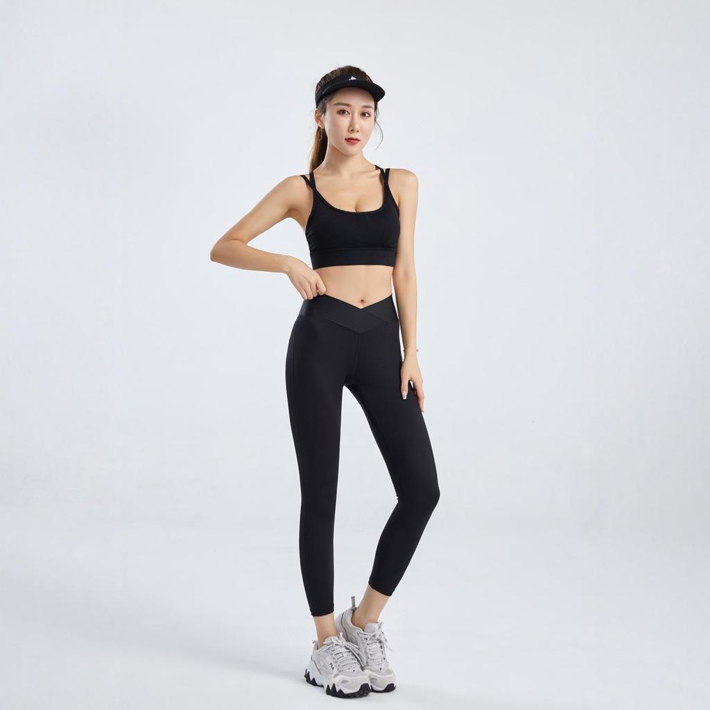 2025 Women's High-Waist Peach Butt Yoga Leggings for Pilates and Running