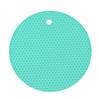 Silicone Heat-Resistant Honeycomb Pot Holder - Non-Slip Food-Grade Insulation Pad for Round Dining Tables