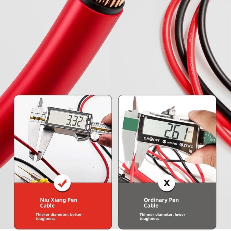 Multimeter Probe Test Leads Cable Replacement Universal Digital Multimeter Probe 110cm Test Leads For Electronics