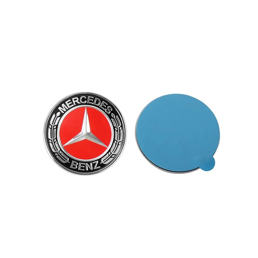 

For Mercedes Benz Aluminium Car Head Hood Sticker 57mm Badge For AMG Mercedes Benz W166 W177 W246 W221 W202 W204 W205 W210 W212