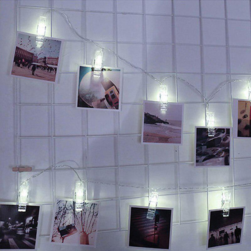 Photo Clip LED String lights Christmas Party Wedding Home Decoration Fairy lights Battery
