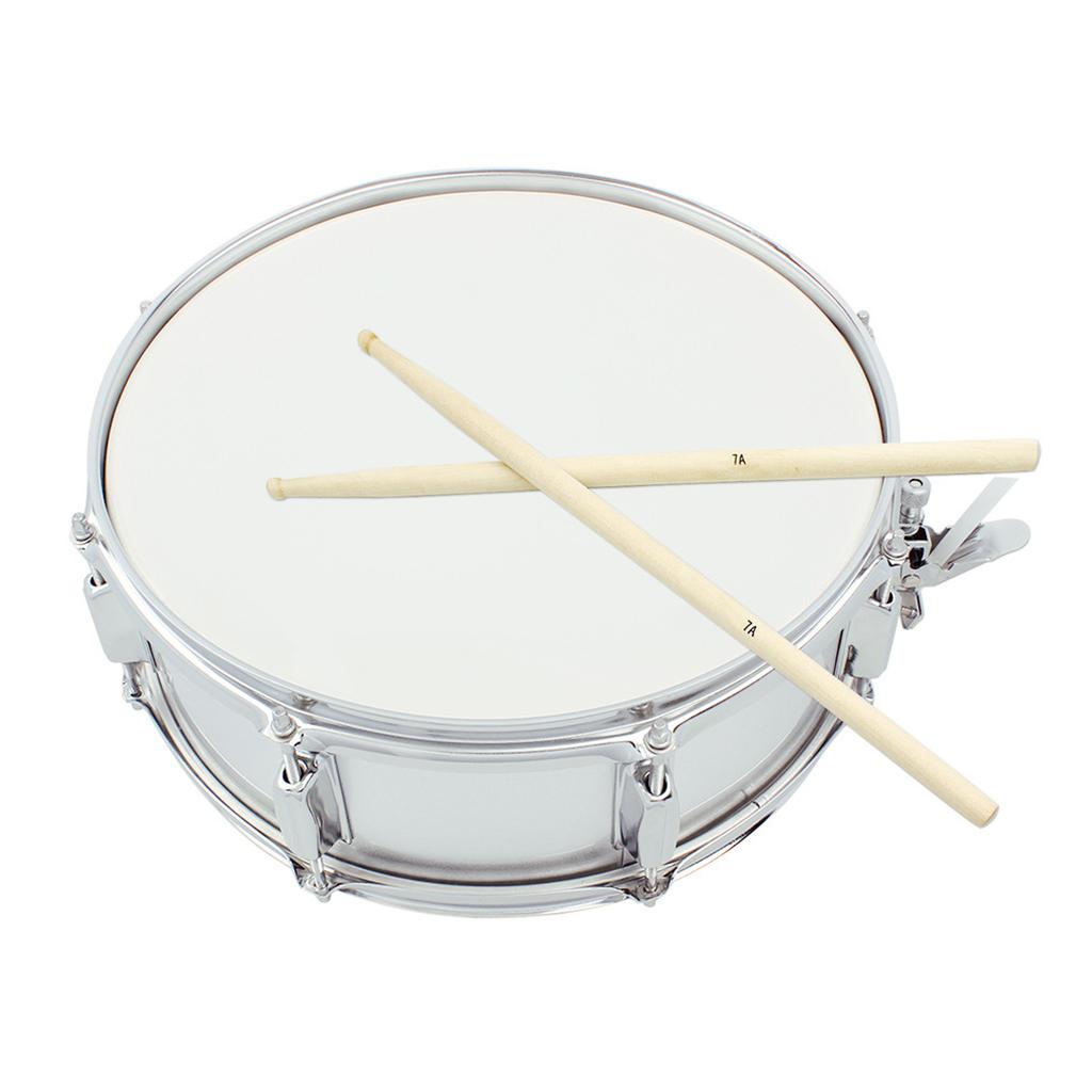 1 Pairs Simple Maple Wood Drum Sticks 7A Wood Tip Drumsticks Percussion Accessories for Beginners, Students and Adults