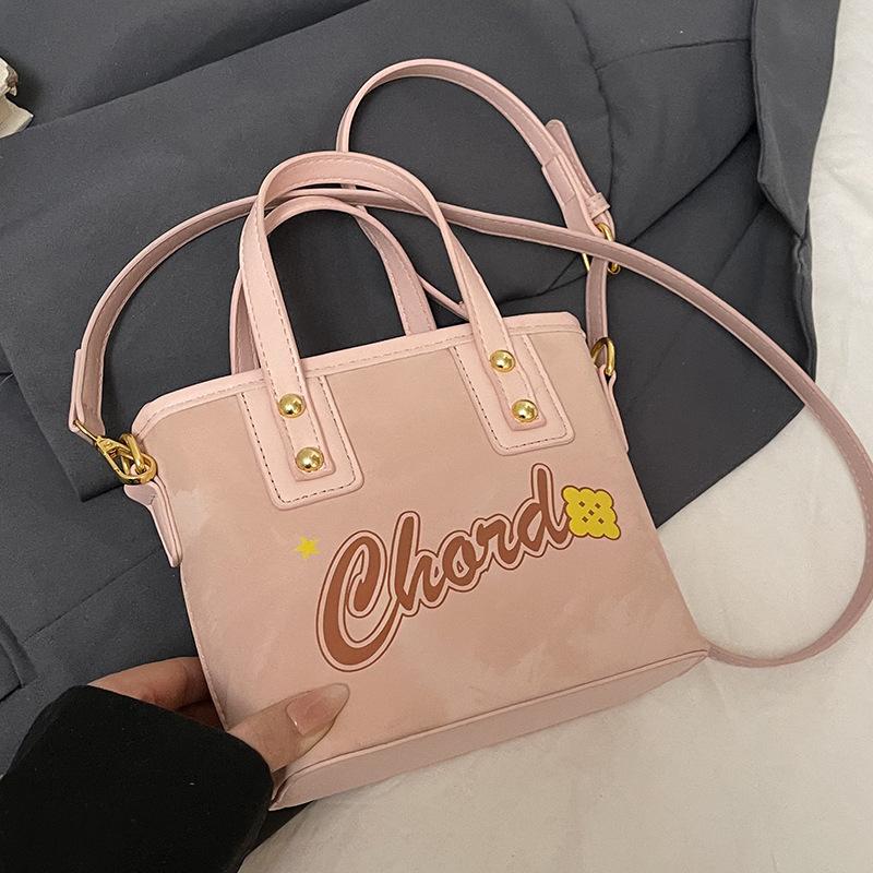 

Оптовая продажа популярной нишевой сумки-ведра с принтом букв, модная, высококачественная текстура, сумка-мессенджер для поездок на работу, женская