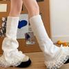 Ballet Style Elephant Leg Socks Y2k Knee High Girls Stockings Fashion Lace Leg Warmers  Girl