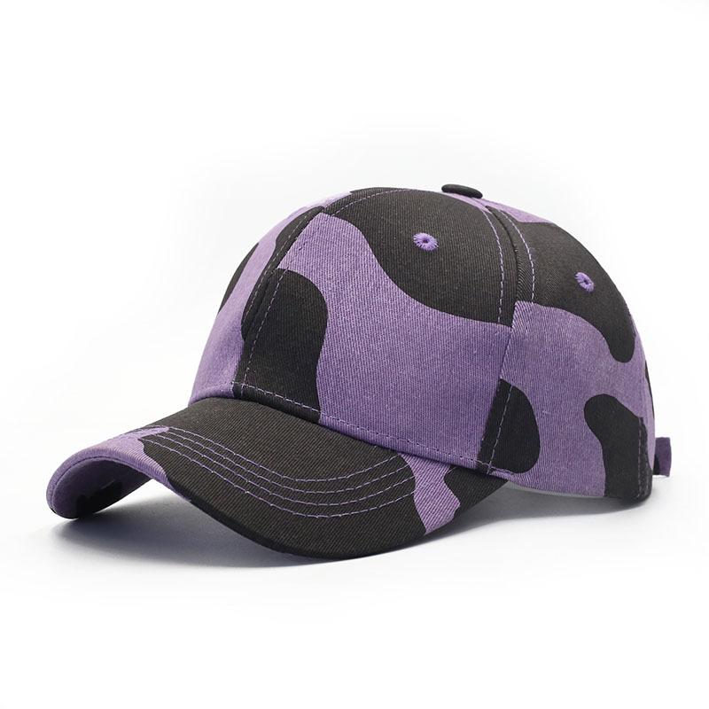New cow print cap men's and women's fashion outdoor visor simple cow leopard print baseball hat