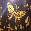 Butterfly Shadow Solar Light IP65 Waterproof Butterfly Solar Outdoor Lantern Metal Butterfly LED Lantern for Patio Lawn Pathway