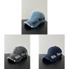 Classic Denim Baseball Cap With Embroidered Letters For Casual Summer Style