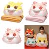 Dragon Year Cartoon Plush Pillow Blanket Versatile And Cozy