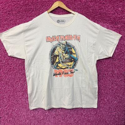 Maglietta Band Heavy Metal Iron Maiden World Piece Tour 1983