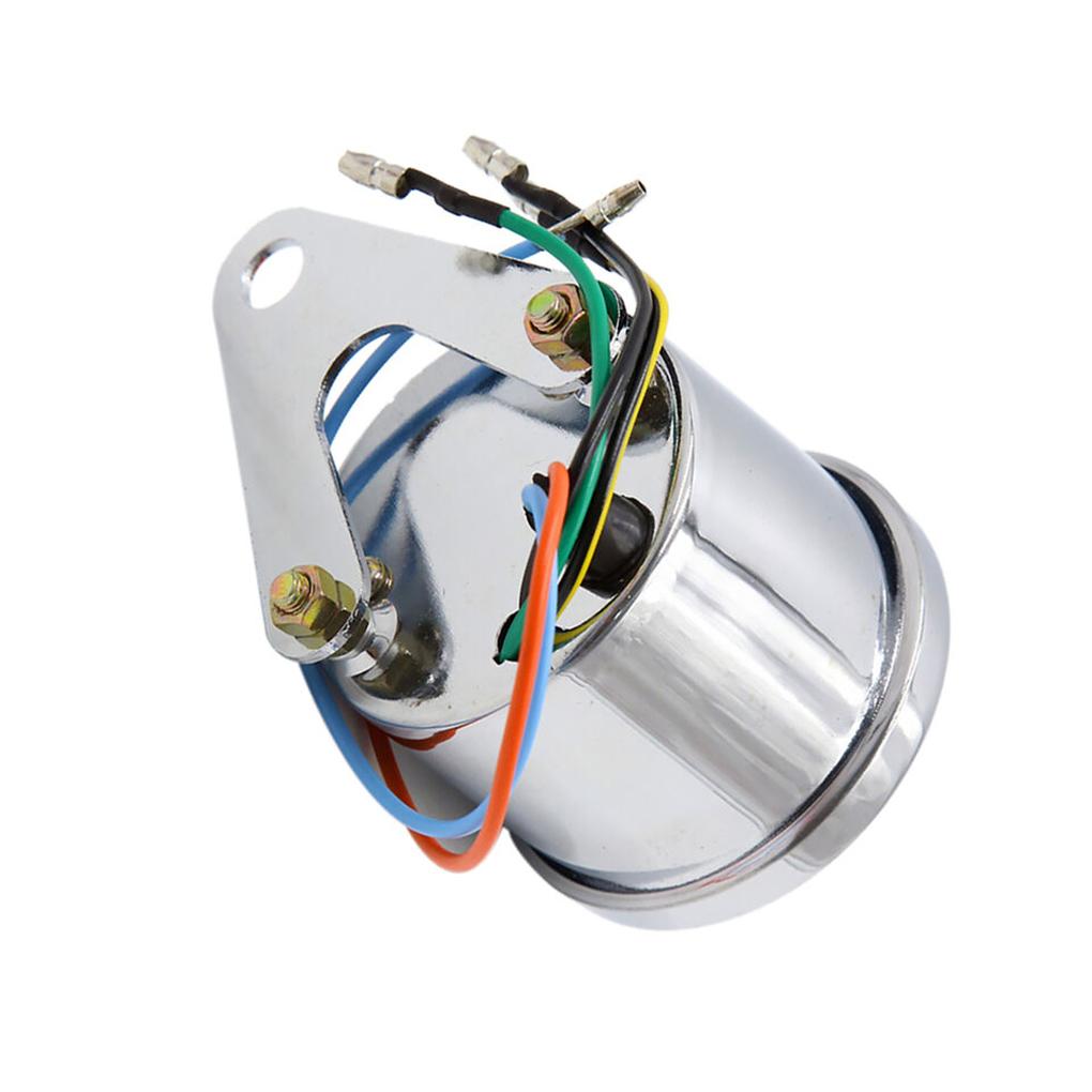 Universeller DC12V Motorrad-Drehzahlmesser 0-13000 U/min Rev Counter Metall-Tachometer Wasserdicht für Motorräder