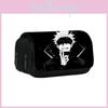 Jujutsu Kaisen Pattern Double Layer Flip Cover Stationery Storage Pencil Bag For Students And Anime Fans