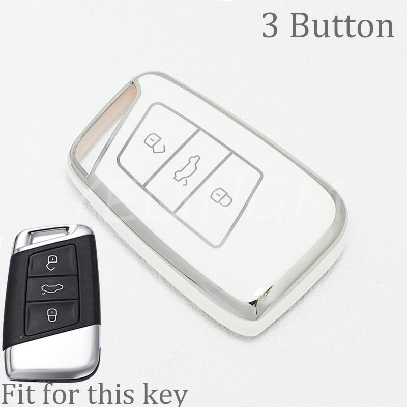New Style Tpu Car Remote Key Case Cover Protector Shell For Vw Volkswagen Magotan Passat B8 Skoda Superb Kodiaq A7 Tiguan Mk2 Cc