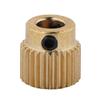 10pcs 3D Printer Accessories High Quality Brass Drive Gear for MK7 MK8 Extruder 26 Teeth