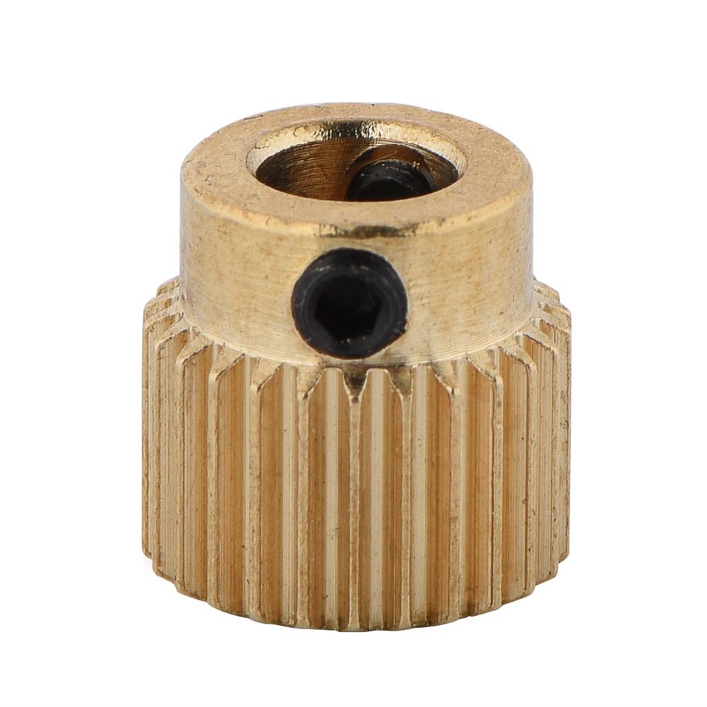 10pcs 3D Printer Accessories High Quality Brass Drive Gear for MK7 MK8 Extruder 26 Teeth