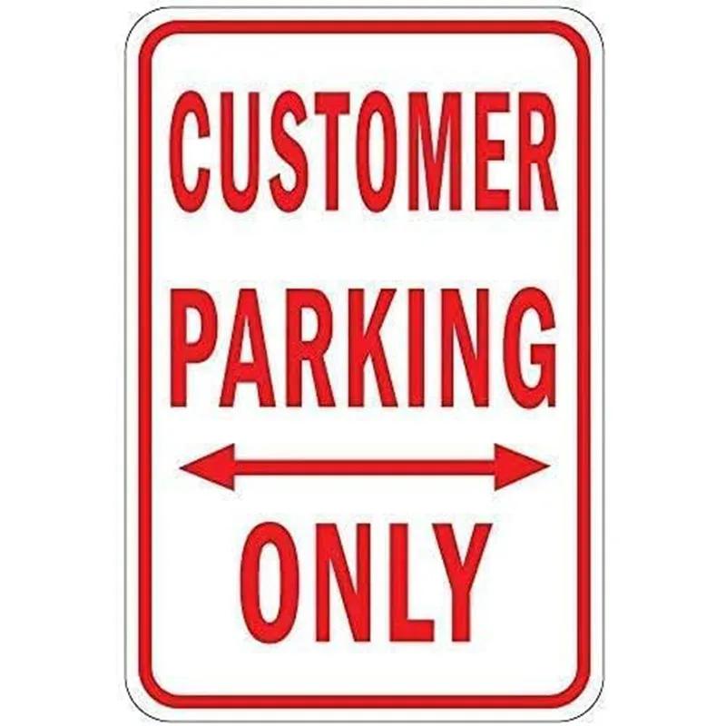 Vintage No Parking Anytime Metal Tin Signs Posters Plaque Iron Painting Decoration for Garage Outdoors Home Club Bar Wall Decor