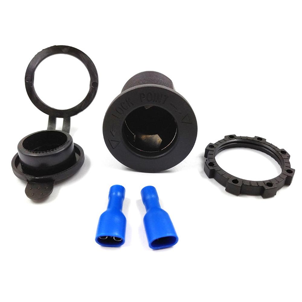 New 12V Cigarette Lighter Socket Power Outlet Socket Receptacle Car Motorcycle ATV