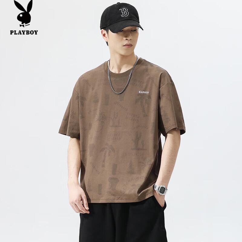 PLAYBOY Men s Ice Silk Quick-Dry T-Shirt L