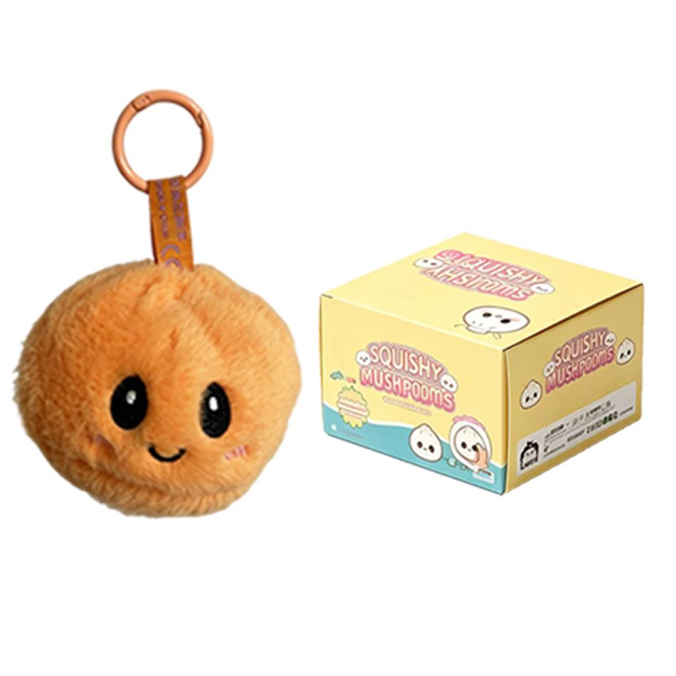 IN Gifts Toy Dumpling Plush Trendy New Style Bag Hanging Cute Simulation Dumpling Plush Keychain Backpack Pendant Cartoon Toy