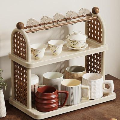 Organizador Portavasos Multiusos - Escurridor Para Tazas de Café, Tazas de Té y Cristalería de Cocina Con Diseño Ahorrador de Espacio