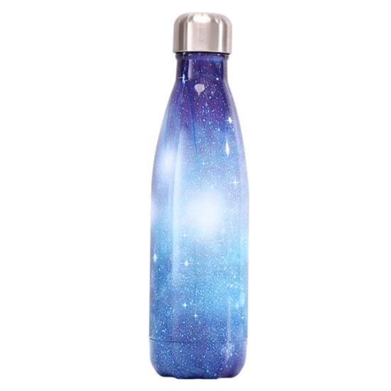 500ML Starry Sky/Plating Stainless Steel Insulated Water Bottle Sport Flask Cup